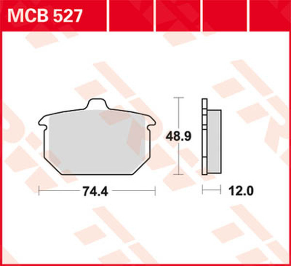 Plăcuțe de frână ceramice universale, 3, nordicamoto.ro