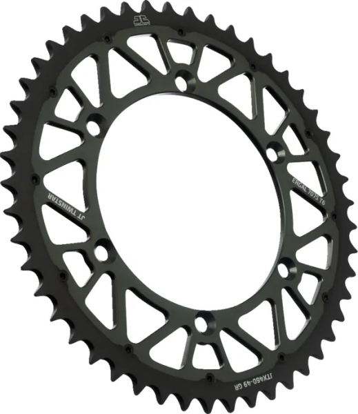 JT SPROCKETS Twinstar Rear Sprocket Graphite 