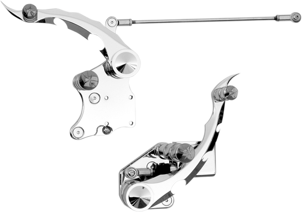 Forward Controls With Master Cylinder Silver Standard, 3, nordicamoto.ro