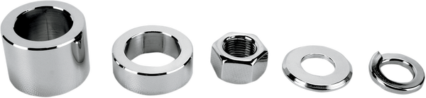 Axle Spacer/nut Kit Silver, 1, nordicamoto.ro