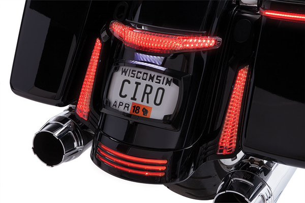 Latitude Taillight And License Plate Mount Black, 2, nordicamoto.ro
