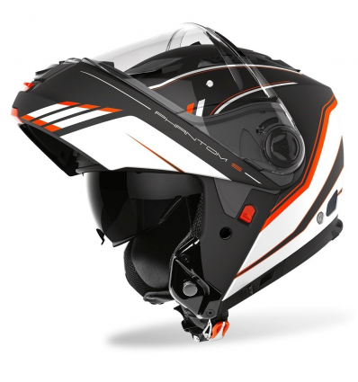 Casca Airoh Phantom S BEAT Orange Matt-0