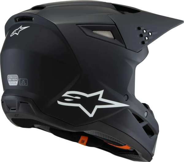 Casca Copii Alpinestars S-M3 Solid Black-1