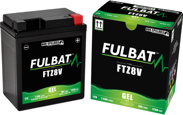 Baterie Moto Fulbat FTZ8V Gel 12V 7.4Ah 120A – Fără Întreținere, 3, nordicamoto.ro