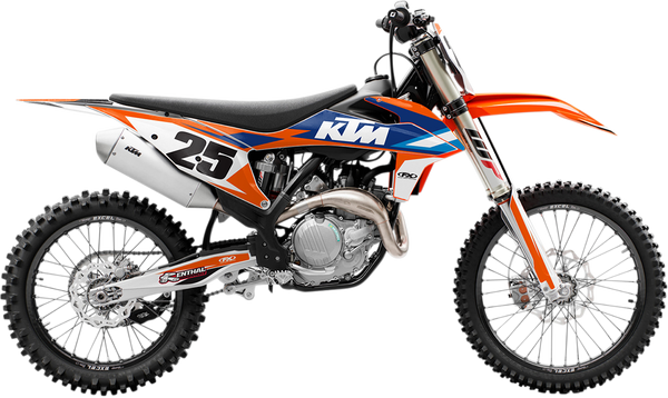 Evo Graphics Kit Black, Blue, Orange, White, 1, nordicamoto.ro