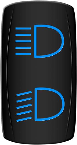 Rocker Switch Black 