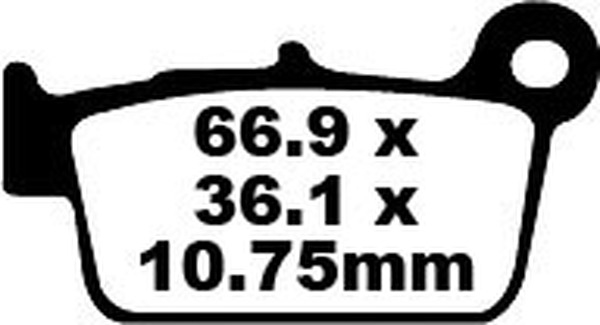 Plăcuțe de frână Tt Sport Carbon Fusion, 1, nordicamoto.ro