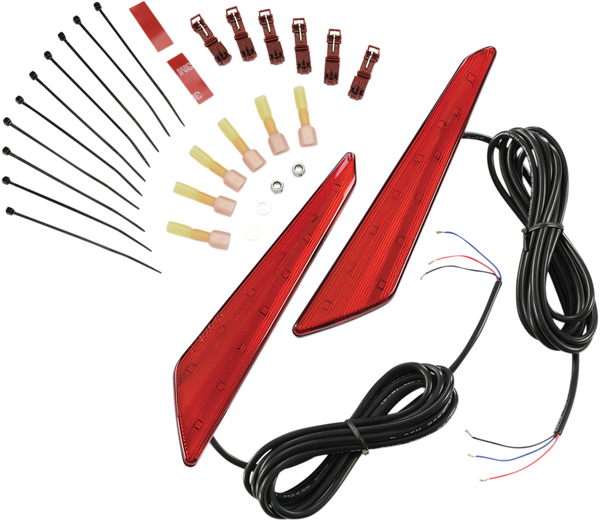 Red Led Marker Lights Red, 1, nordicamoto.ro