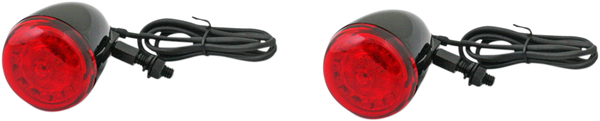 Probeam® Universal Led Bullet Bezel Turn Signals Black, 1, nordicamoto.ro
