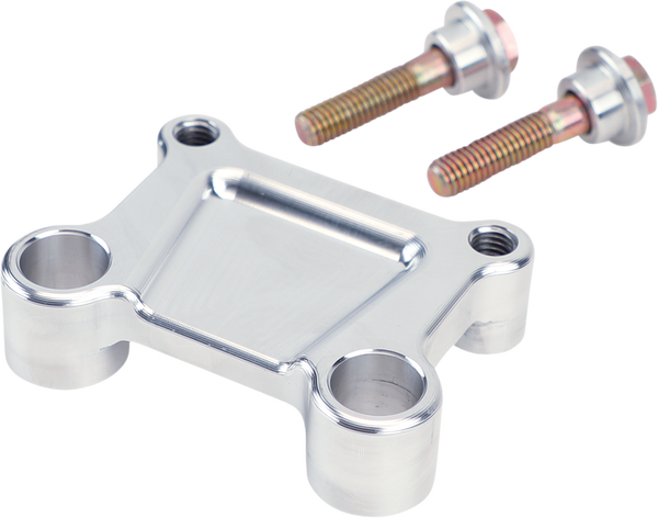 T-bar Handlebar Adapter Silver, 1, nordicamoto.ro