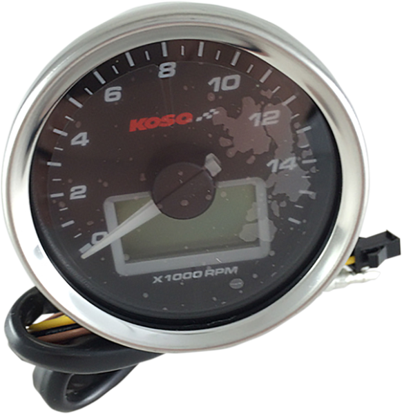 Digital Speedometer/tachometer Chrome, 2, nordicamoto.ro