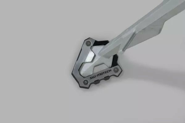 Sidestand Foot Extension Black, Silver -1
