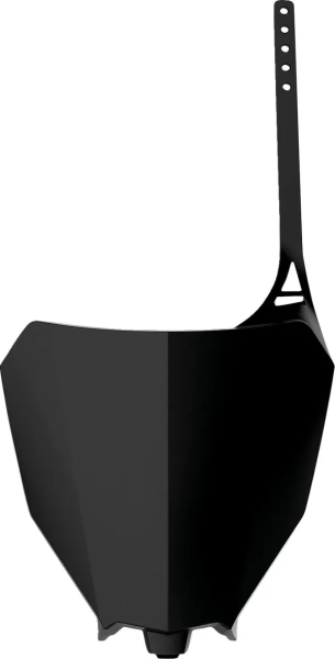 Front Number Plate Black