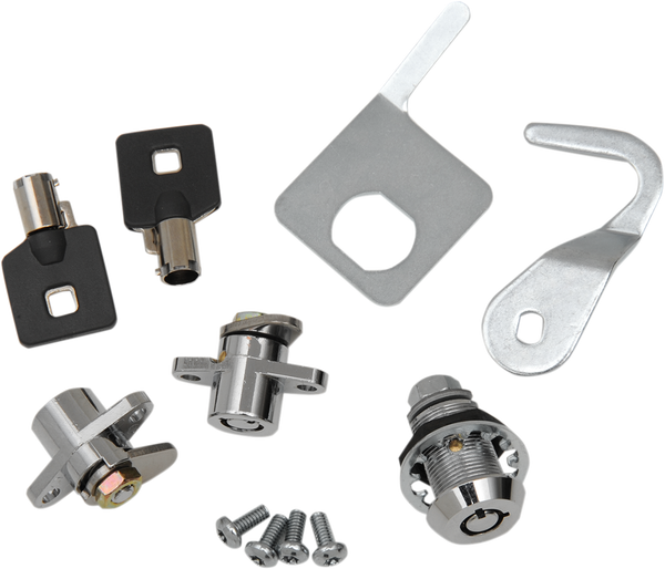 Saddlebag And Tour-pak® Lock Kit Silver, 1, nordicamoto.ro