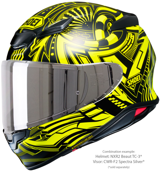 Casca integrala SHOEI NXR2 BEAUT TC-3 Negru/Galben/Alb XXL-3