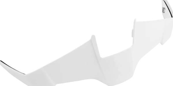 Spoiler spate pentru cască Threshold, alb, XS/S, 1, nordicamoto.ro