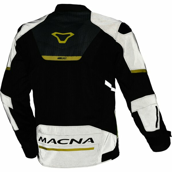 Geaca textil de vara MACNA ORCANO Night Eye™ 2.0 S Negru/Galben-1