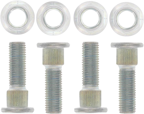 Set de șuruburi și piulițe pentru jante MOOSE RACING, argintiu, 1, nordicamoto.ro