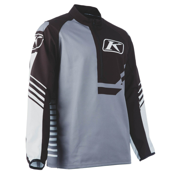 Pulover Klim Revolt 1/4 Zip Black - Castlerock-11