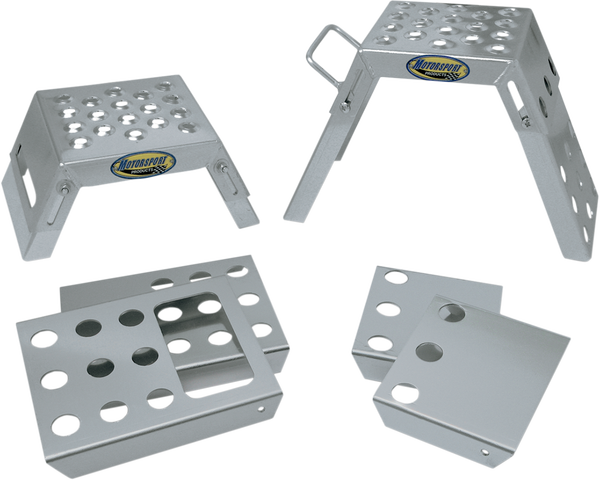 Mini Moto Starting Blocks Anodized, Silver, 2, nordicamoto.ro