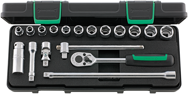 Socket Black, Green, Chrome, 2, nordicamoto.ro