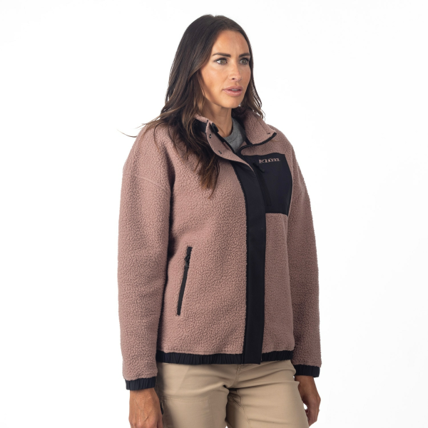 Geaca Dama Klim Sira High Pile Fleece Black-4