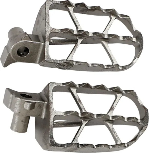 MOOSE RACING Nd Series Footpegs Silver -0