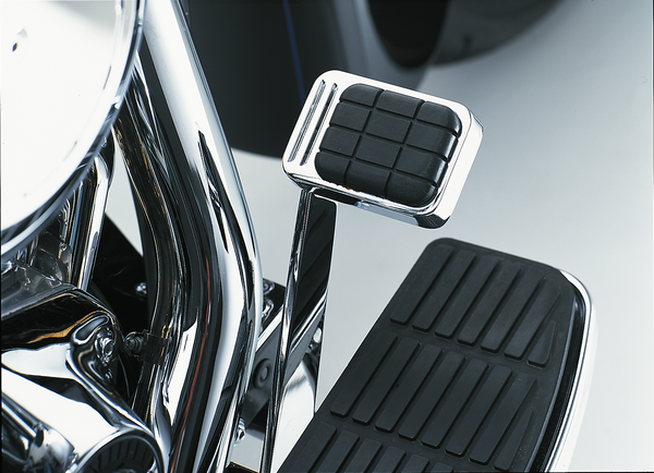 Chrome Brake Pedal Pad Silver, 2, nordicamoto.ro