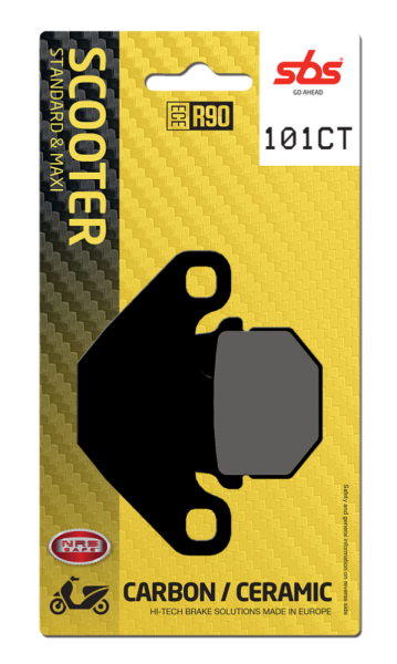 Ct Scooter Carbon Tech Organic Brake Pads, 2, nordicamoto.ro