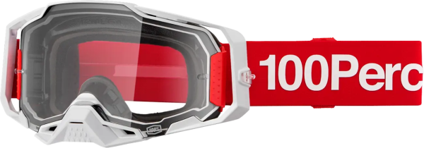 Ochelari 100% Armega Red/White - Clear