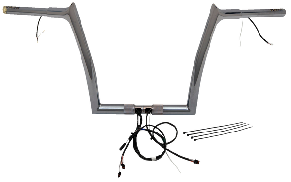 Plug & Play Ez Install 1-1/4(r) Pointed Top Handlebar Kit Silver, 1, nordicamoto.ro