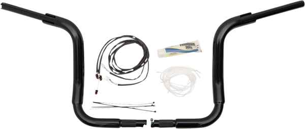 1-1/2(r) Ez Install Rounded Top Handlebar Kit Black, 2, nordicamoto.ro