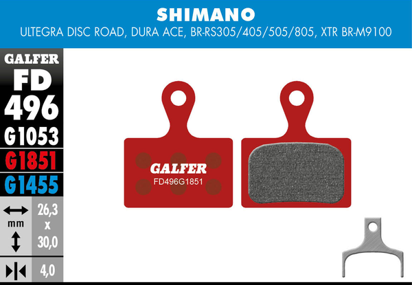 G1851 Advanced Brake Pads, 1, nordicamoto.ro