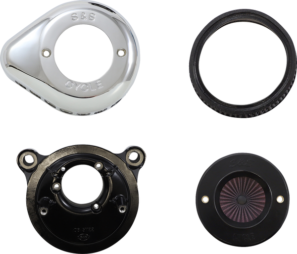 Air Stinger Air Cleaner Kit Silver, 4, nordicamoto.ro