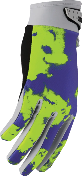 Youth Launchmode Bleach Gloves Gray, Yellow -1