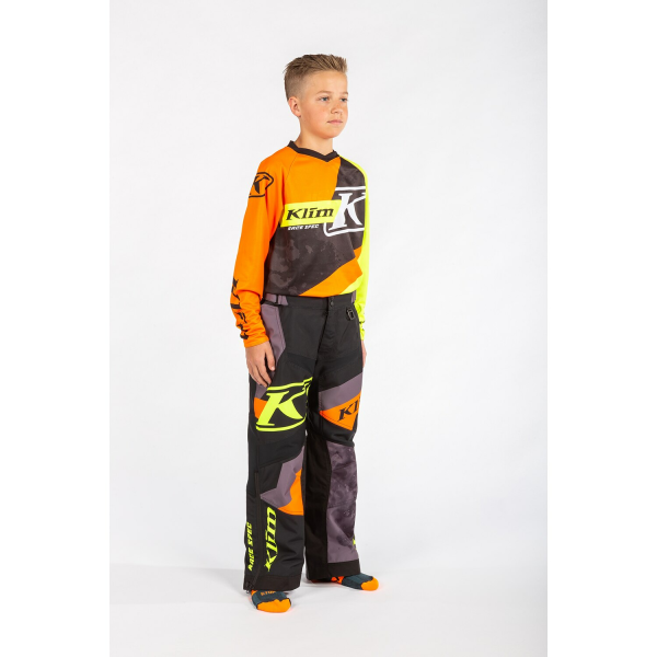 Tricou Copii Klim Revolt Black - Hi-Vis-1
