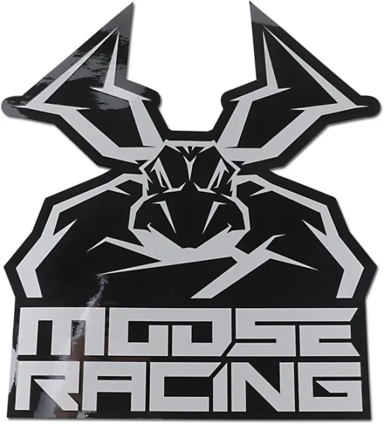 MOOSE RACING Moose Decal Black -2