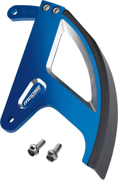 MOOSE RACING Rear Brake Rotor Guard Blue, Anodized 