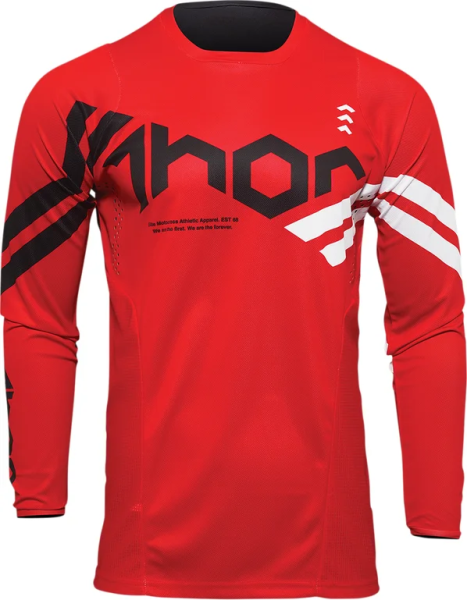 Tricou Thor Pulse Cube Red/White 3XL, 5, nordicamoto.ro