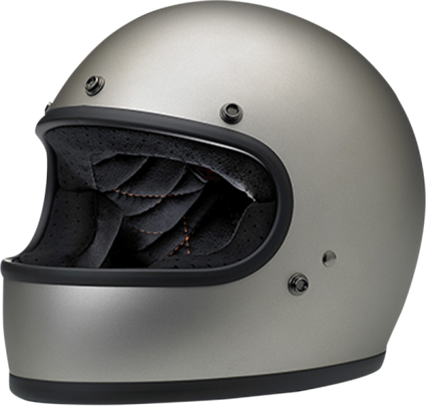 Gringo Full Face Helmet Flat Titanium X-large Gray, Off-white, Silver XL, 1, nordicamoto.ro