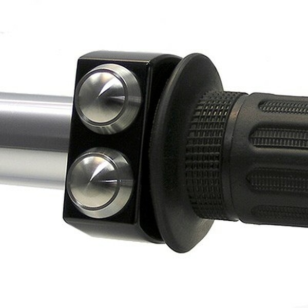Mo-switch Push-button Housing Black, Stainless Steel, 1, nordicamoto.ro