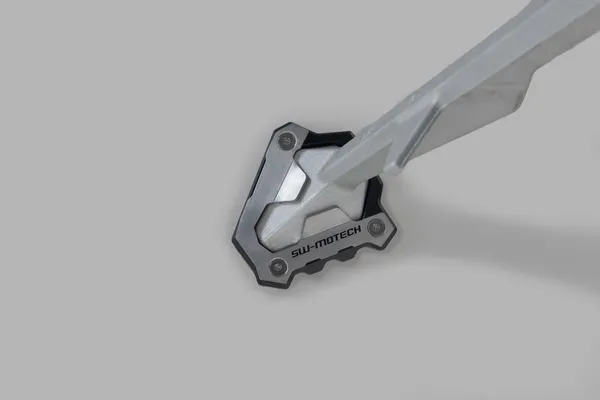 Sidestand Foot Extension Black, Silver -1