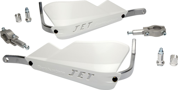 Jet Handguards For Straight Handlebar White, 1, nordicamoto.ro