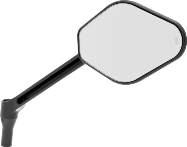 Adjustable Mirror Short Stem 12 Cm Black Edition Black , 4, nordicamoto.ro