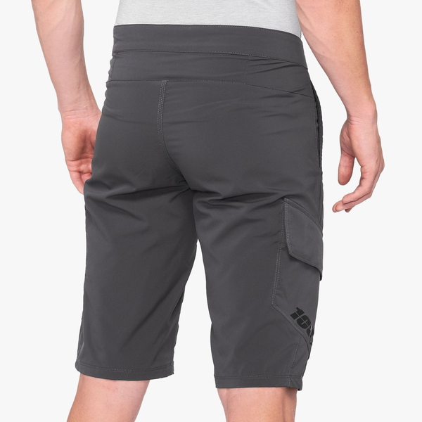 Pantaloni scurti MTB 100% Ridecamp Charcoal-0