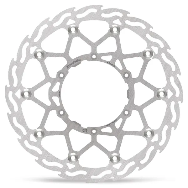 Flame Series Supermoto Street Rotor Silver, Stainless Steel-1f384e6a5da02b8cb7cc8f537c93c91c.webp