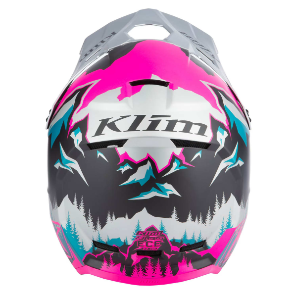 Casca Snowmobil Klim F3 Carbon ECE Wraith-44