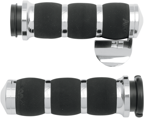 3-ring Air Cushioned Grips Black, 1, nordicamoto.ro