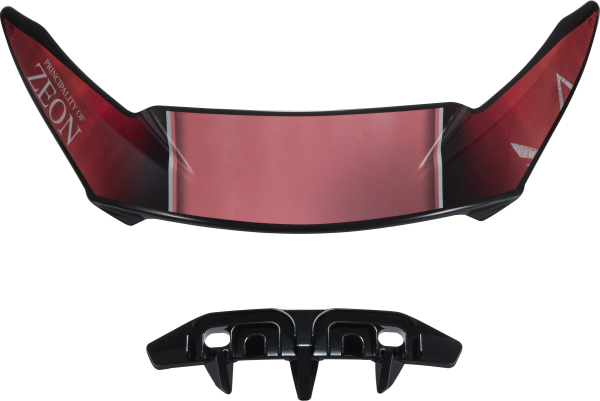 Spoiler superior casca SHOEI NXR2 Alb lucios-0