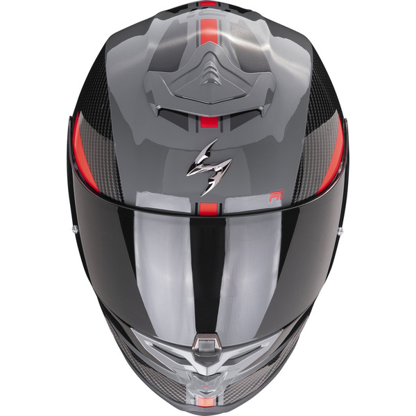 Casca integrala sport SCORPION EXO-R1 EVO AIR FINAL Argintiu/Negru/Alb L +, 3, nordicamoto.ro
